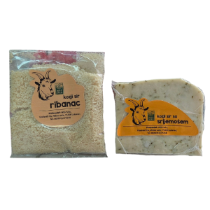 Paket za 5 - Kombinacija dva sira od kozijeg mlijeka