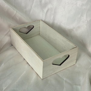 Gajbica drvena bijela 20x10x7